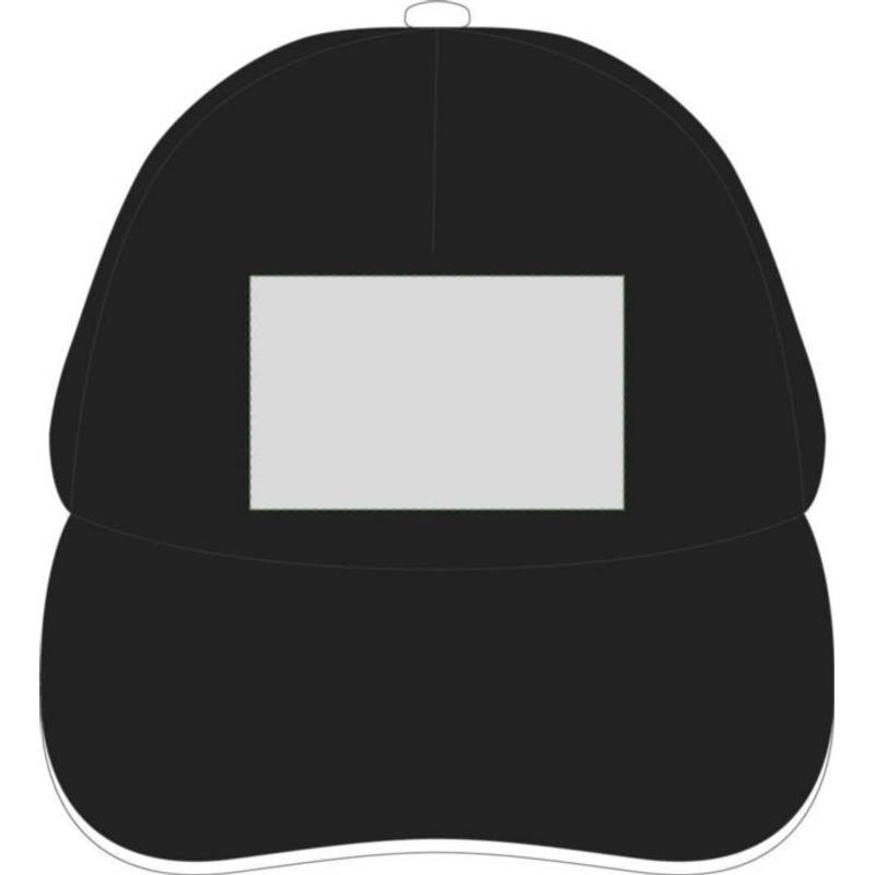 PROGRESA päťpanelová šiltovka, čierna PROGRESA päťpanelová šiltovka, čierna