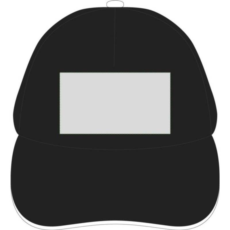 PROGRESA päťpanelová šiltovka, čierna PROGRESA päťpanelová šiltovka, čierna