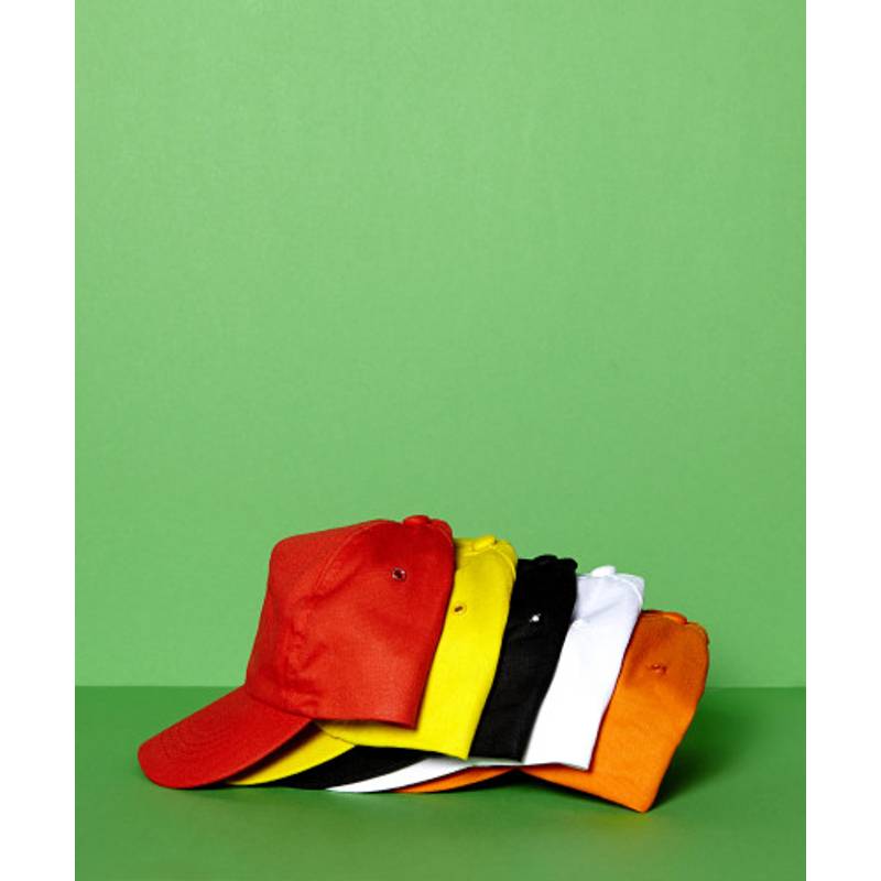 Päťpanelová šiltovka, čierna Päťpanelová šiltovka, čierna