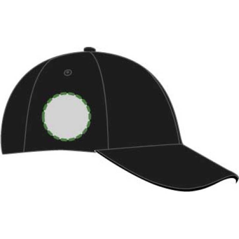 Päťpanelová šiltovka, čierna Päťpanelová šiltovka, čierna