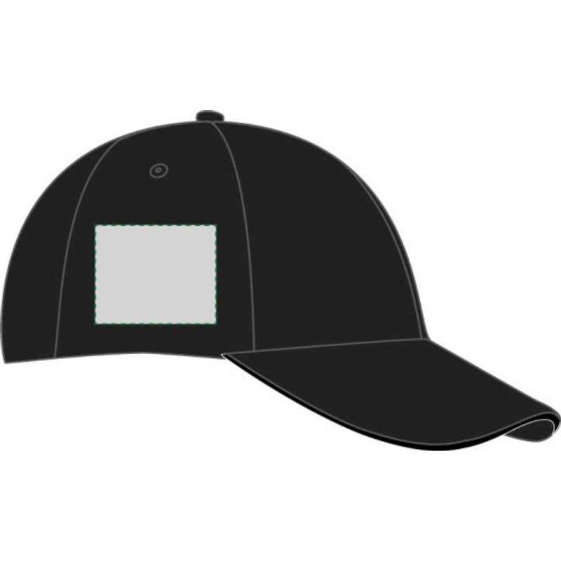 Päťpanelová šiltovka, čierna Päťpanelová šiltovka, čierna