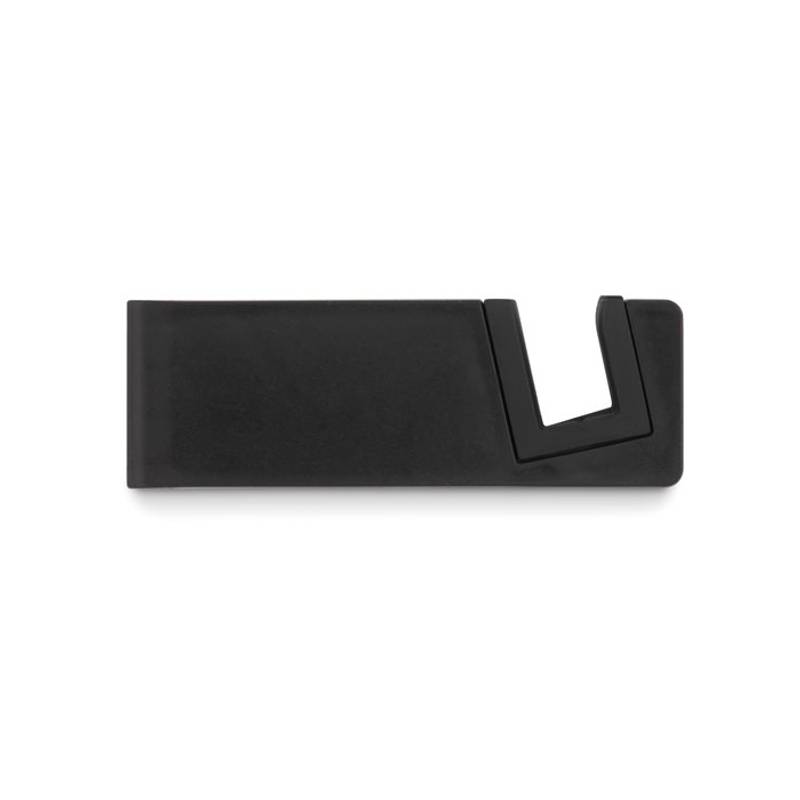 Stojan na telefon z bambusu a polypropylenu, černá Stojan na telefon z bambusu a polypropylenu, černá