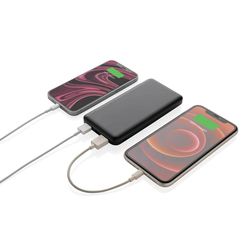 Vrecková powerbanka 10000 mAh, čierna Vrecková powerbanka 10000 mAh, čierna