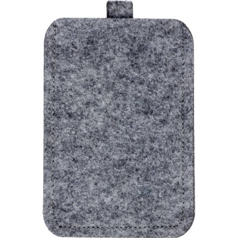 FELTINO plstěné pouzdro na mobil, šedá FELTINO plstěné pouzdro na mobil, šedá