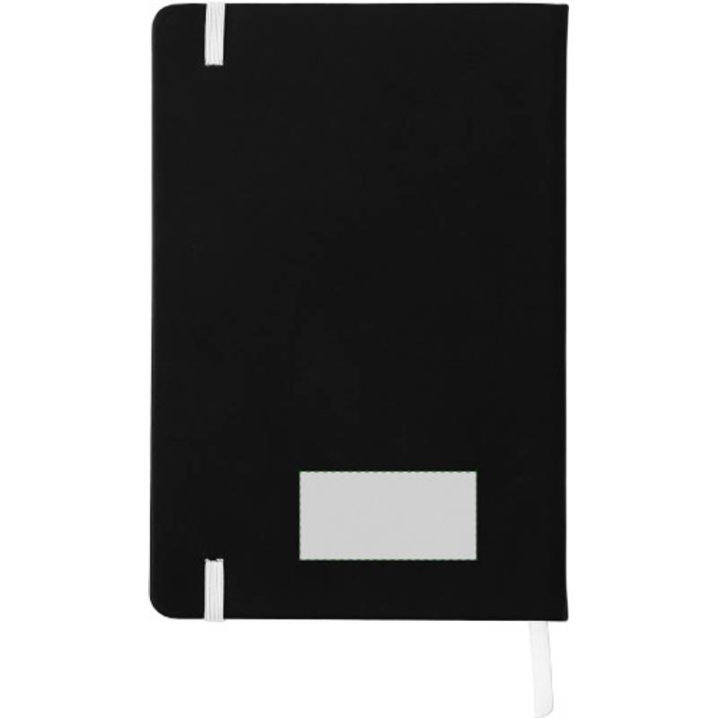 BARTAMUR Blok A5, 96 linkovaných stran, černý s bílou gumičkou BARTAMUR Blok A5, 96 linkovaných stran, černý s bílou gumičkou