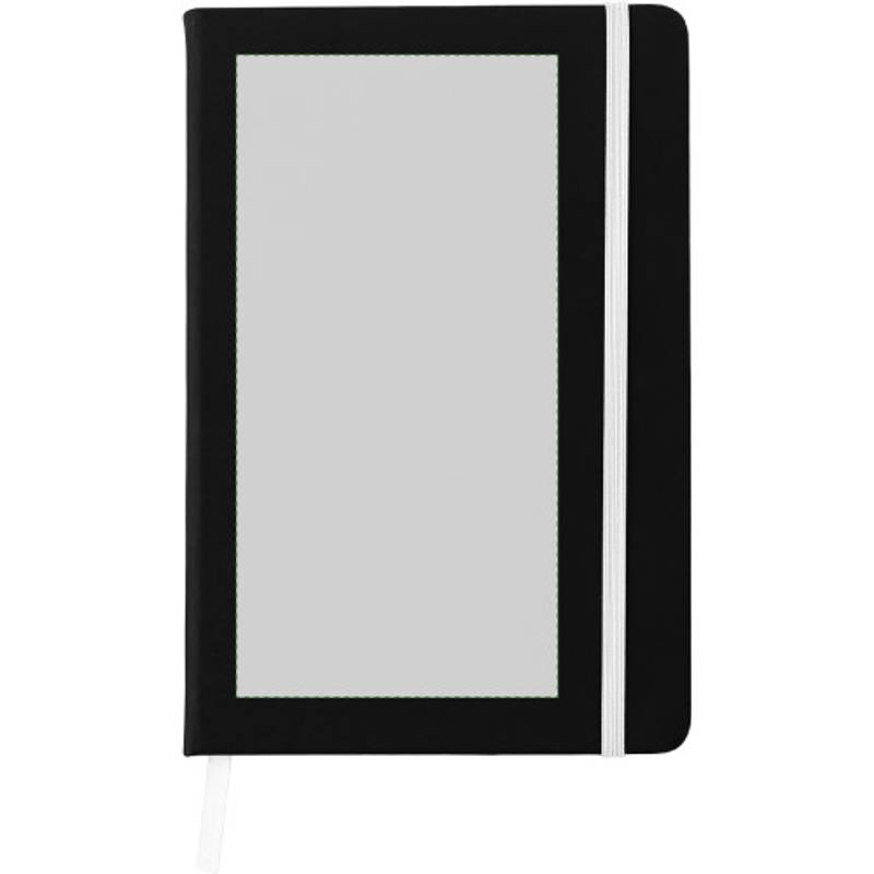 BARTAMUR Blok A5, 96 linkovaných stran, černý s bílou gumičkou BARTAMUR Blok A5, 96 linkovaných stran, černý s bílou gumičkou