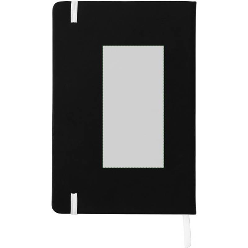 BARTAMUR Blok A5, 96 linkovaných stran, černý s bílou gumičkou BARTAMUR Blok A5, 96 linkovaných stran, černý s bílou gumičkou