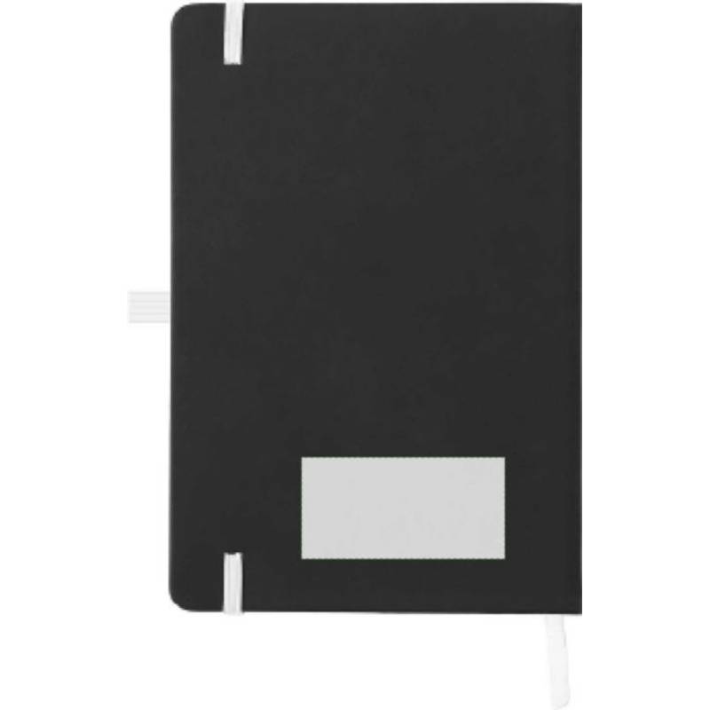 BARTAMUR Blok A5, 96 linkovaných stran, černý s bílou gumičkou BARTAMUR Blok A5, 96 linkovaných stran, černý s bílou gumičkou