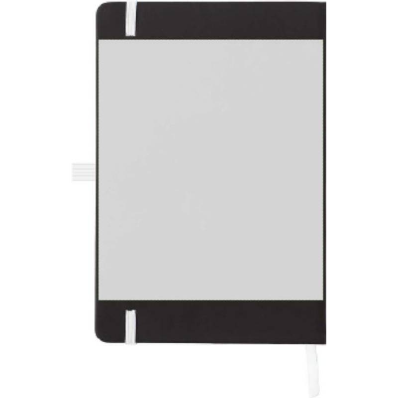 BARTAMUR Blok A5, 96 linkovaných stran, černý s bílou gumičkou BARTAMUR Blok A5, 96 linkovaných stran, černý s bílou gumičkou