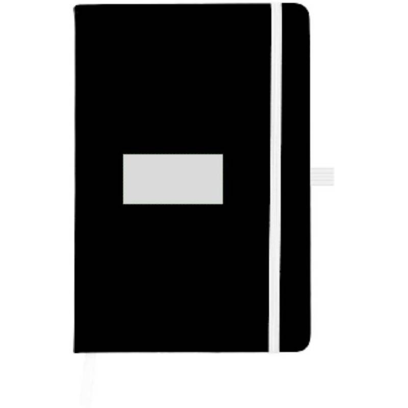 BARTAMUR Blok A5, 96 linkovaných stran, černý s bílou gumičkou BARTAMUR Blok A5, 96 linkovaných stran, černý s bílou gumičkou