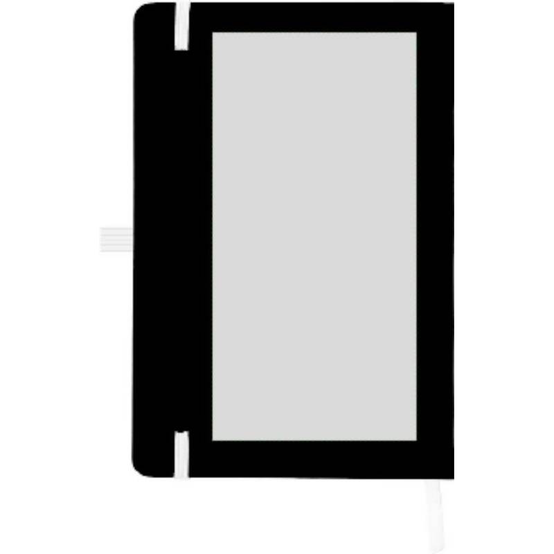 BARTAMUR Blok A5, 96 linkovaných stran, černý s bílou gumičkou BARTAMUR Blok A5, 96 linkovaných stran, černý s bílou gumičkou