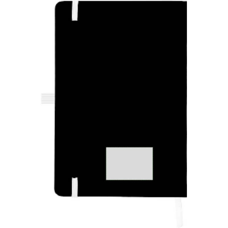 BARTAMUR Blok A5, 96 linkovaných stran, černý s bílou gumičkou BARTAMUR Blok A5, 96 linkovaných stran, černý s bílou gumičkou