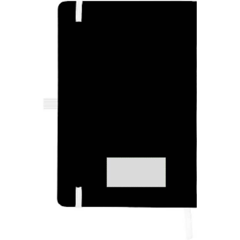 BARTAMUR Blok A5, 96 linkovaných stran, černý s bílou gumičkou BARTAMUR Blok A5, 96 linkovaných stran, černý s bílou gumičkou