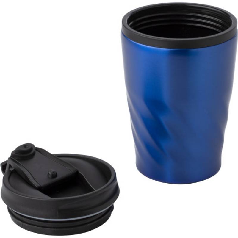 AKLAVIK Nerezový termohrnček, čierne viečko, 320 ml, čierny AKLAVIK Nerezový termohrnček, čierne viečko, 320 ml, čierny