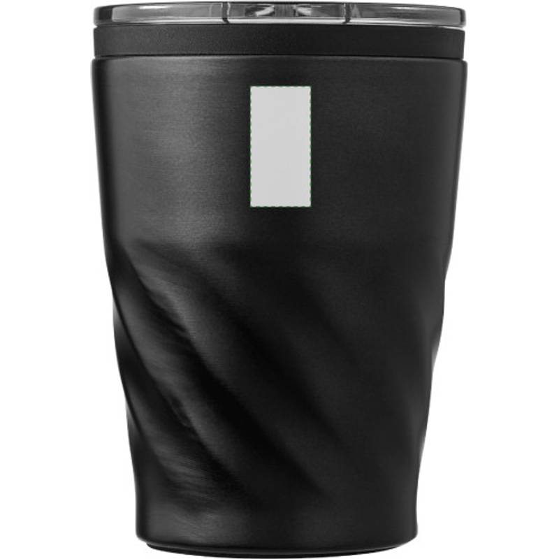 AKLAVIK Nerezový termohrnček, čierne viečko, 320 ml, čierny AKLAVIK Nerezový termohrnček, čierne viečko, 320 ml, čierny