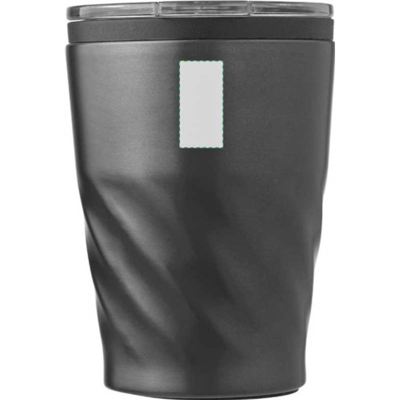 AKLAVIK Nerezový termohrnček, čierne viečko, 320 ml, čierny AKLAVIK Nerezový termohrnček, čierne viečko, 320 ml, čierny