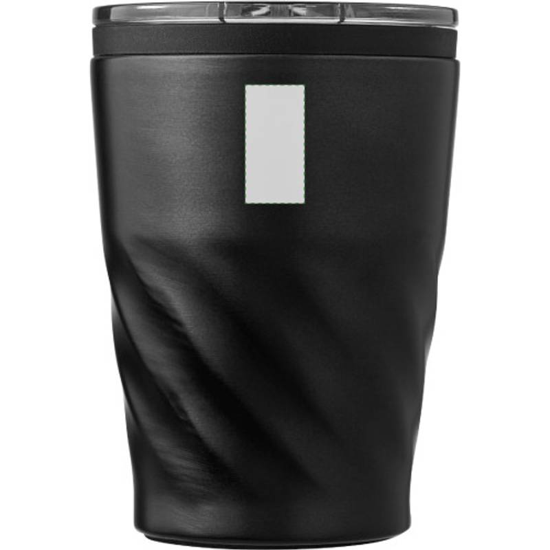 AKLAVIK Nerezový termohrnček, čierne viečko, 320 ml, čierny AKLAVIK Nerezový termohrnček, čierne viečko, 320 ml, čierny