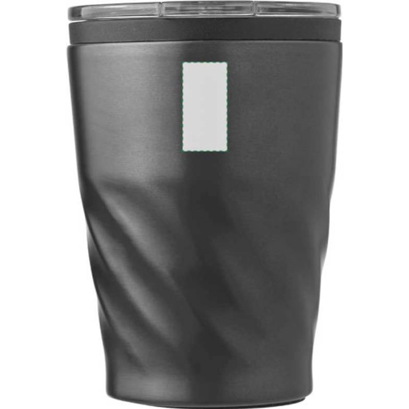 AKLAVIK Nerezový termohrnček, čierne viečko, 320 ml, čierny AKLAVIK Nerezový termohrnček, čierne viečko, 320 ml, čierny