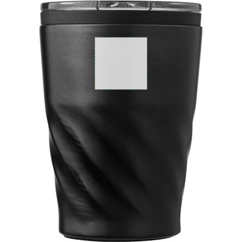 AKLAVIK Nerezový termohrnček, čierne viečko, 320 ml, čierny AKLAVIK Nerezový termohrnček, čierne viečko, 320 ml, čierny