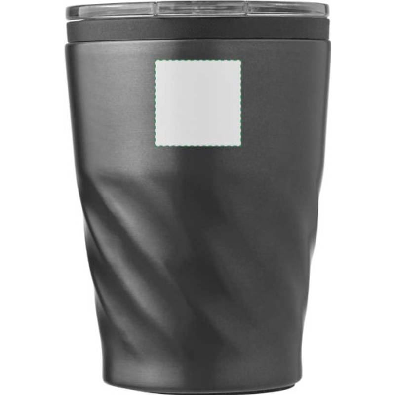 AKLAVIK Nerezový termohrnček, čierne viečko, 320 ml, čierny AKLAVIK Nerezový termohrnček, čierne viečko, 320 ml, čierny