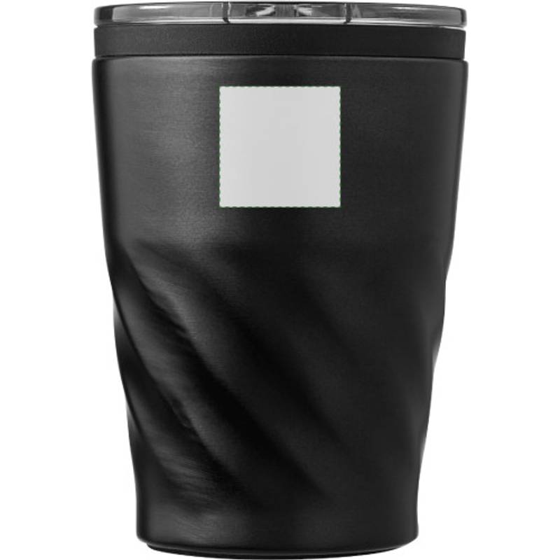 AKLAVIK Nerezový termohrnček, čierne viečko, 320 ml, čierny AKLAVIK Nerezový termohrnček, čierne viečko, 320 ml, čierny