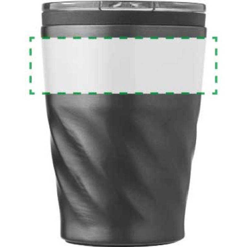 AKLAVIK Nerezový termohrnček, čierne viečko, 320 ml, čierny AKLAVIK Nerezový termohrnček, čierne viečko, 320 ml, čierny