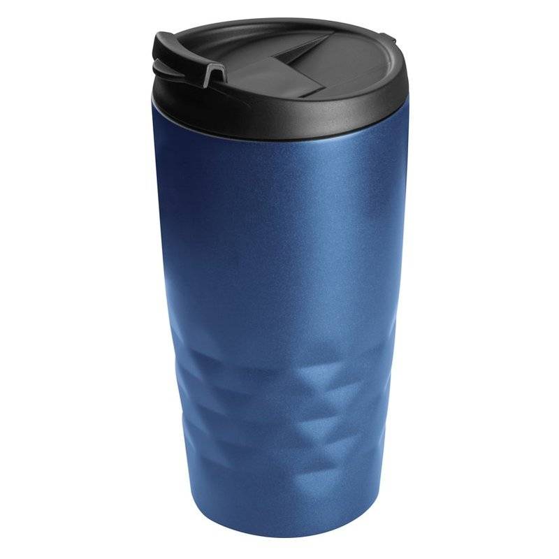 Nerezový termohrnček 300ml s viečkom, modrý Nerezový termohrnček 300ml s viečkom, modrý