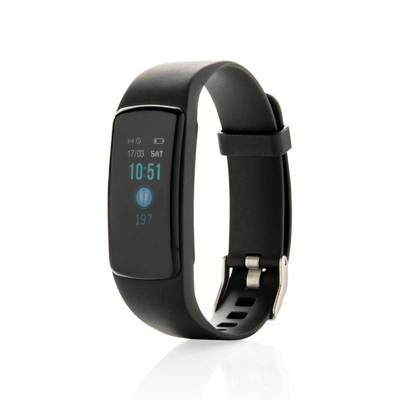 Fitness náramek Stay Fit s monitorem srdečního tepu, černá Fitness náramek Stay Fit s monitorem srdečního tepu, černá