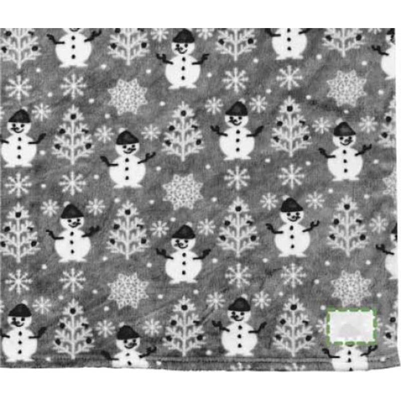 TEFANA Flanelovo fleecová deka s obrázkami snehuliakov TEFANA Flanelovo fleecová deka s obrázkami snehuliakov