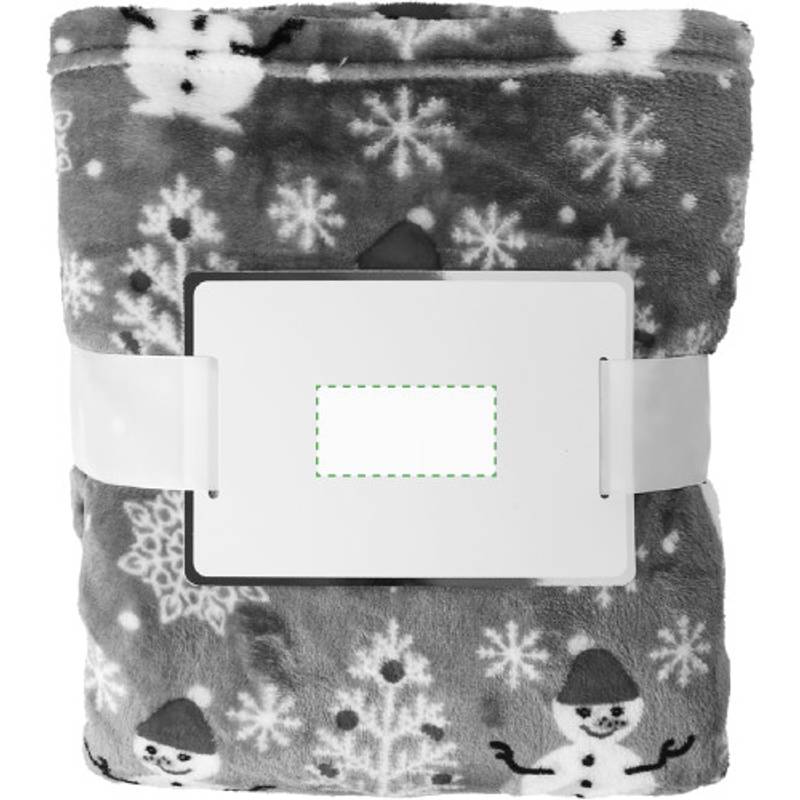 TEFANA Flanelovo fleecová deka s obrázkami snehuliakov TEFANA Flanelovo fleecová deka s obrázkami snehuliakov
