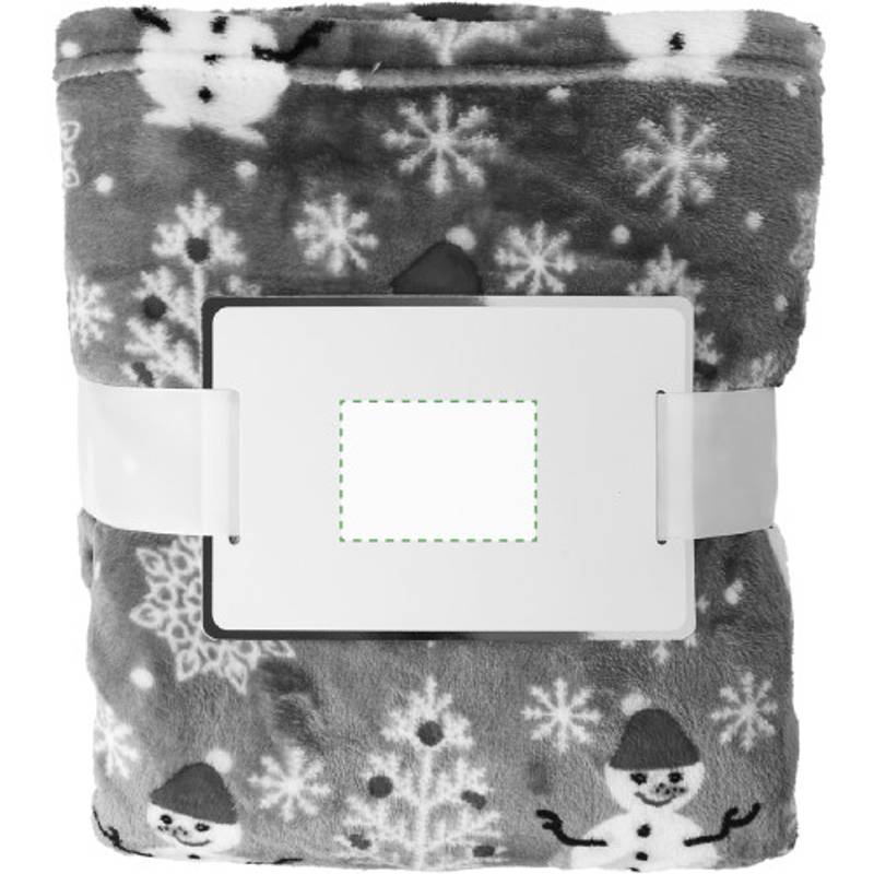 TEFANA Flanelovo fleecová deka s obrázkami snehuliakov TEFANA Flanelovo fleecová deka s obrázkami snehuliakov