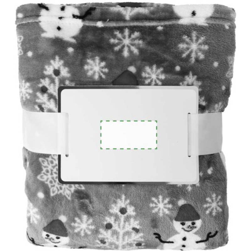 TEFANA Flanelovo fleecová deka s obrázkami snehuliakov TEFANA Flanelovo fleecová deka s obrázkami snehuliakov