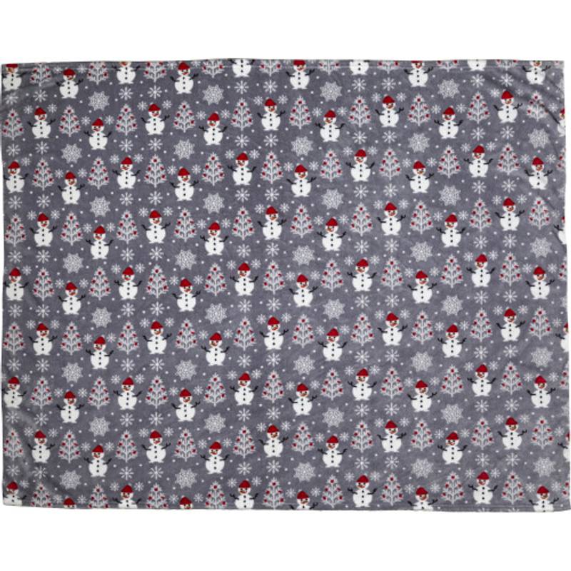 TEFANA Flanelovo fleecová deka s obrázkami snehuliakov TEFANA Flanelovo fleecová deka s obrázkami snehuliakov