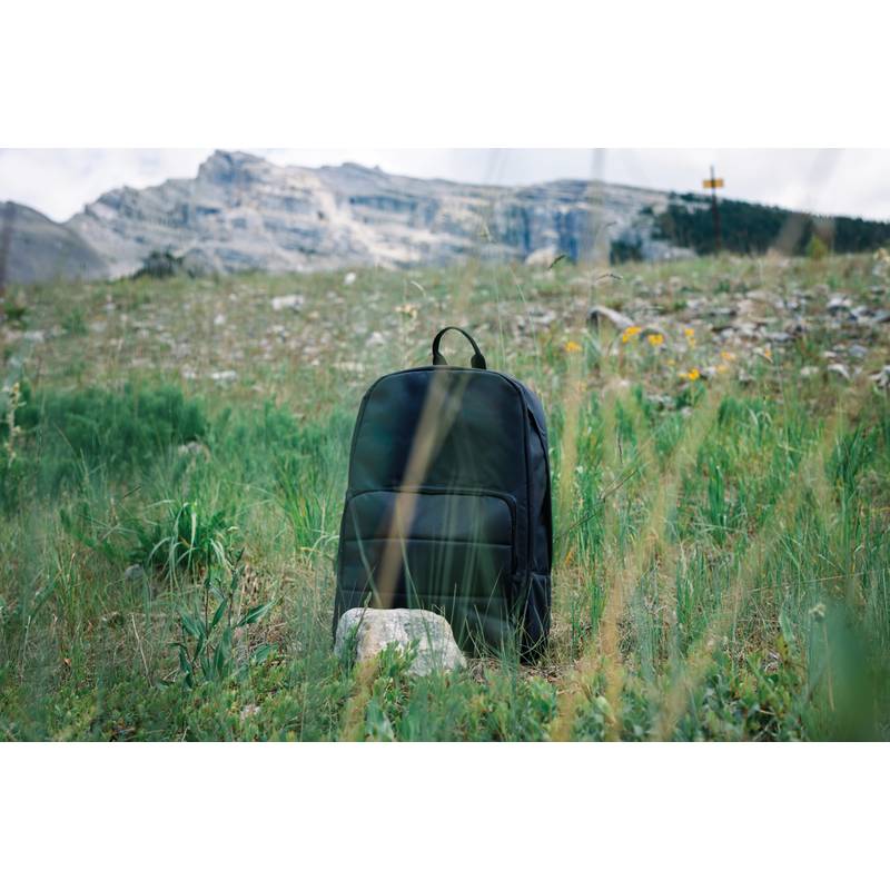 Základný batoh na 15,6" notebook Impact z RPET AWARE™, čierna Základný batoh na 15,6" notebook Impact z RPET AWARE™, čierna