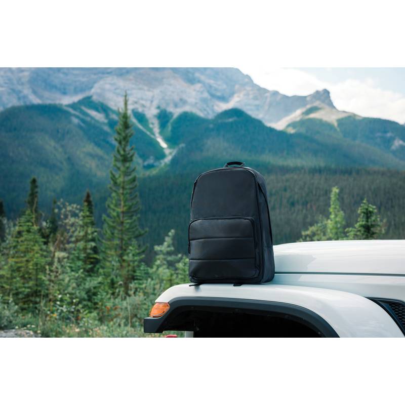 Základný batoh na 15,6" notebook Impact z RPET AWARE™, čierna Základný batoh na 15,6" notebook Impact z RPET AWARE™, čierna