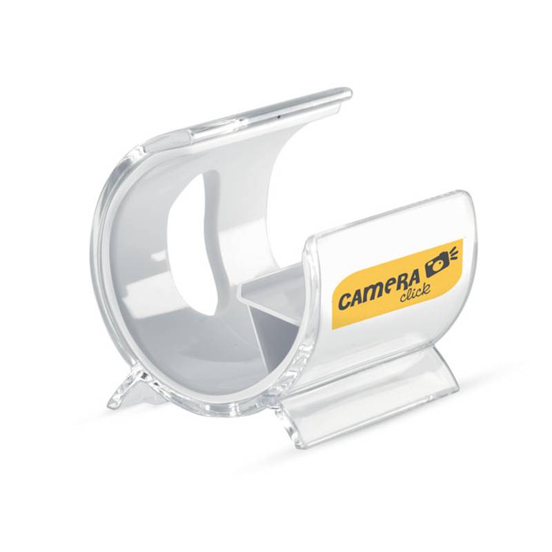 Plastový stojan na mobil, bílá Plastový stojan na mobil, bílá