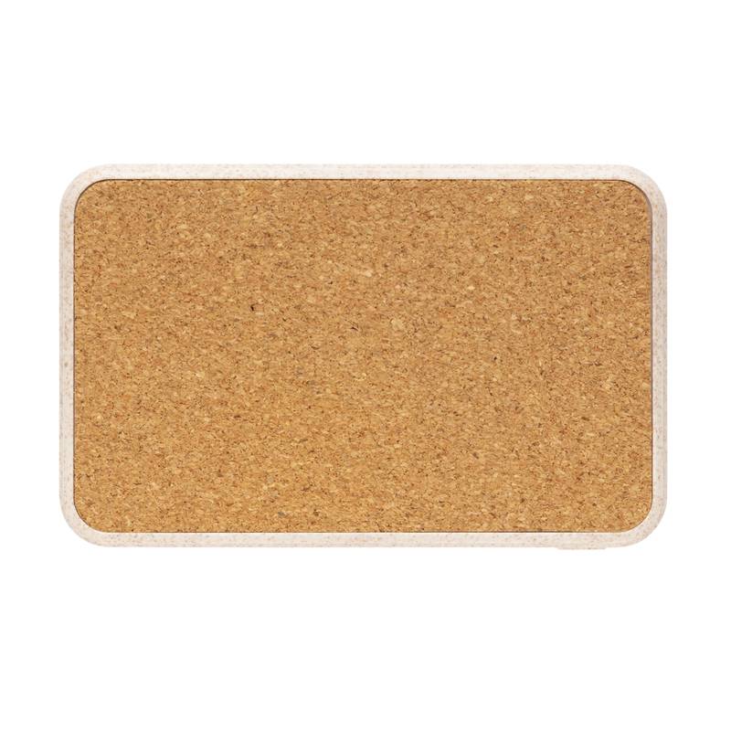 Vrecková powerbanka z korku a pšenice 5000 mAh Vrecková powerbanka z korku a pšenice 5000 mAh