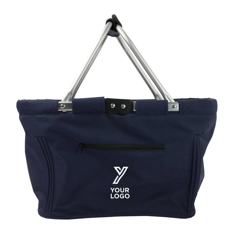 JANAH skladací nákupný košík, vrecko na zips, červená JANAH skladací nákupný košík, vrecko na zips, červená