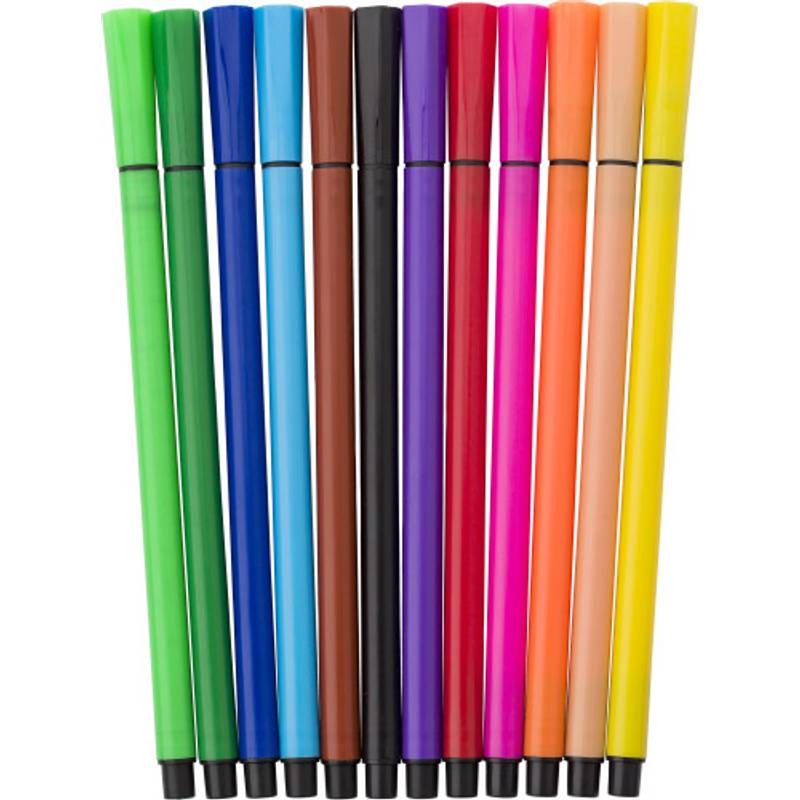 PAKA sada 12 farebných fixiek PAKA sada 12 farebných fixiek