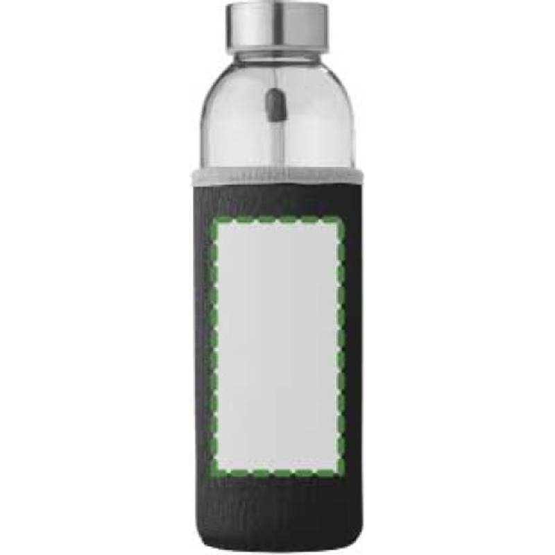 Skleněná láhev 500 ml s neoprenovým pouzdrem, oranžová Skleněná láhev 500 ml s neoprenovým pouzdrem, oranžová