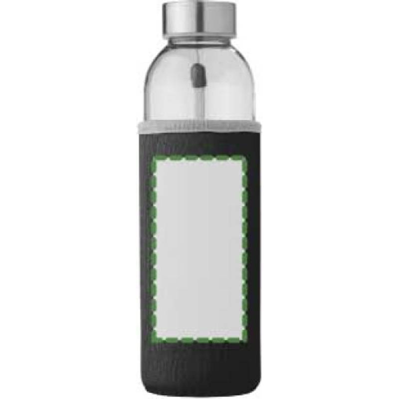 Skleněná láhev 500 ml s neoprenovým pouzdrem, oranžová Skleněná láhev 500 ml s neoprenovým pouzdrem, oranžová