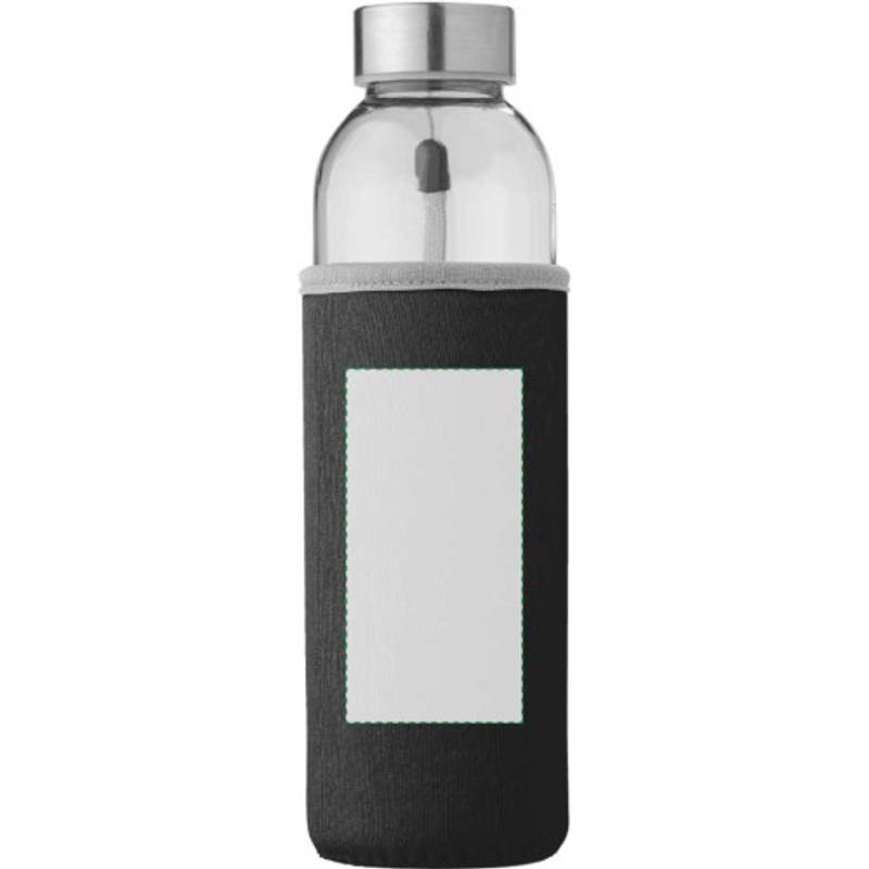 Skleněná láhev 500 ml s neoprenovým pouzdrem, oranžová Skleněná láhev 500 ml s neoprenovým pouzdrem, oranžová