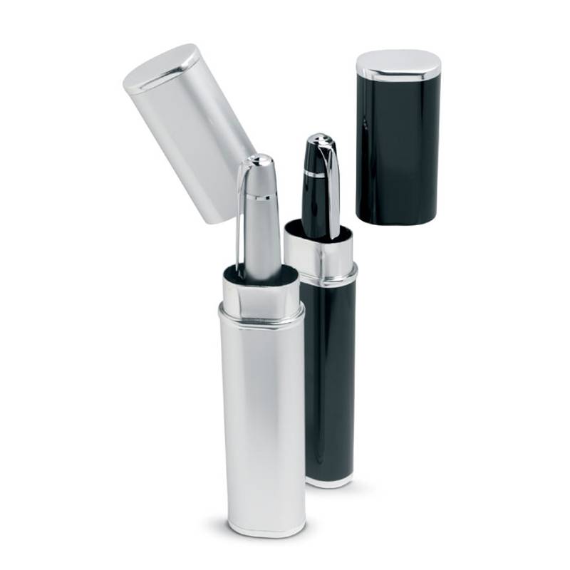 Kovové kuličkové pero, černá Kovové kuličkové pero, černá