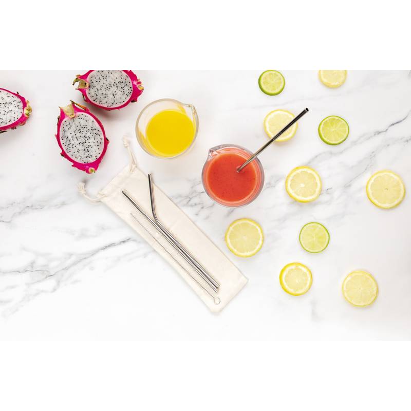 Sada 3ks nerezových brček, stříbrná Sada 3ks nerezových brček, stříbrná