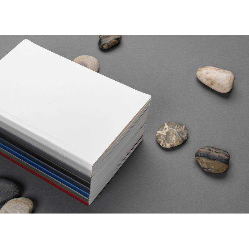 Kamenný poznámkový blok A5 Impact s mäkkou väzbou, sivá Kamenný poznámkový blok A5 Impact s mäkkou väzbou, sivá