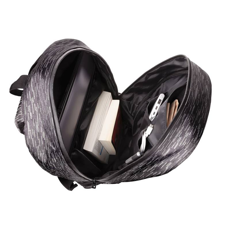 Reflexní batoh na notebook z Rpety AWARE ™, černá Reflexní batoh na notebook z Rpety AWARE ™, černá