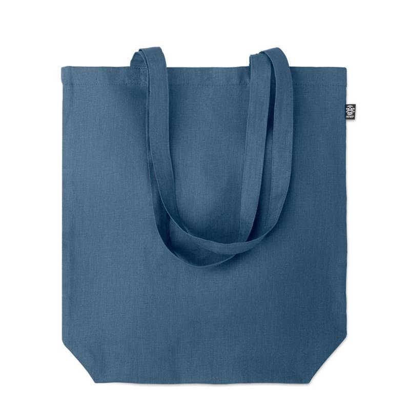 Nákupní taška z konopí, modrá Nákupní taška z konopí, modrá