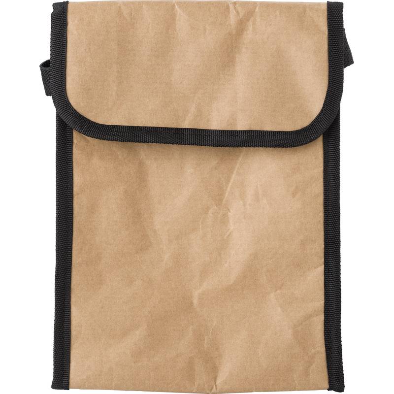 Papierová chladiaca taška na obed s hliníkovou podšívkou, hnedá Papierová chladiaca taška na obed s hliníkovou podšívkou, hnedá