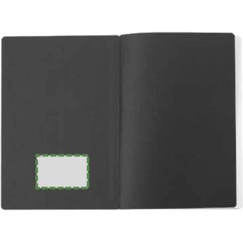 Notebook s bambusovým obalem, zabalený v hnědé papírové krabičce Notebook s bambusovým obalem, zabalený v hnědé papírové krabičce