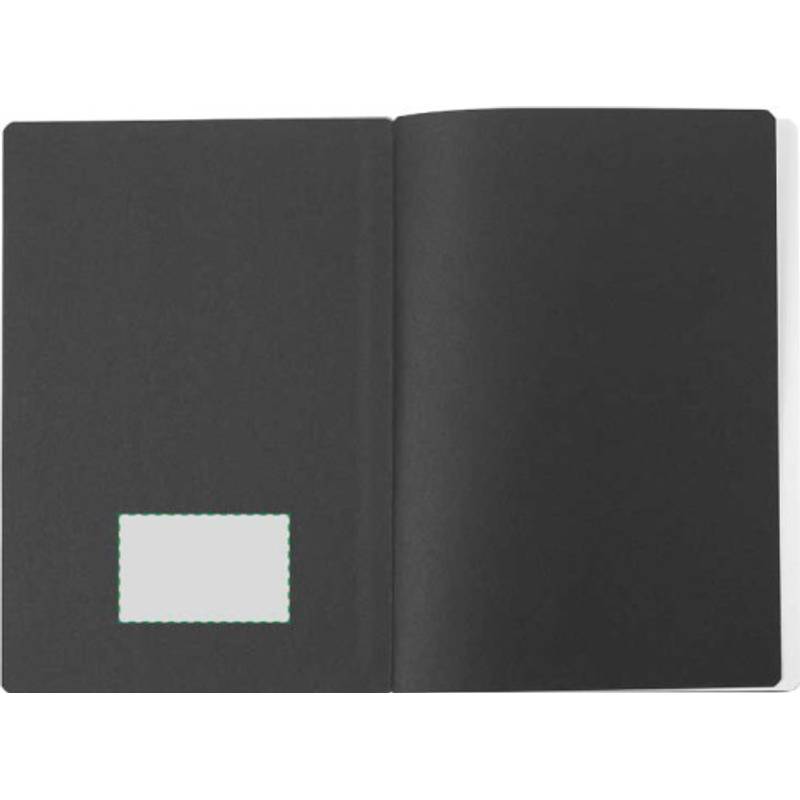 Notebook s bambusovým obalem, zabalený v hnědé papírové krabičce Notebook s bambusovým obalem, zabalený v hnědé papírové krabičce